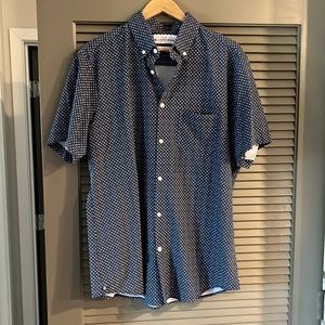Mizzen & Main Short Sleeved Collared Shirt Size:XL